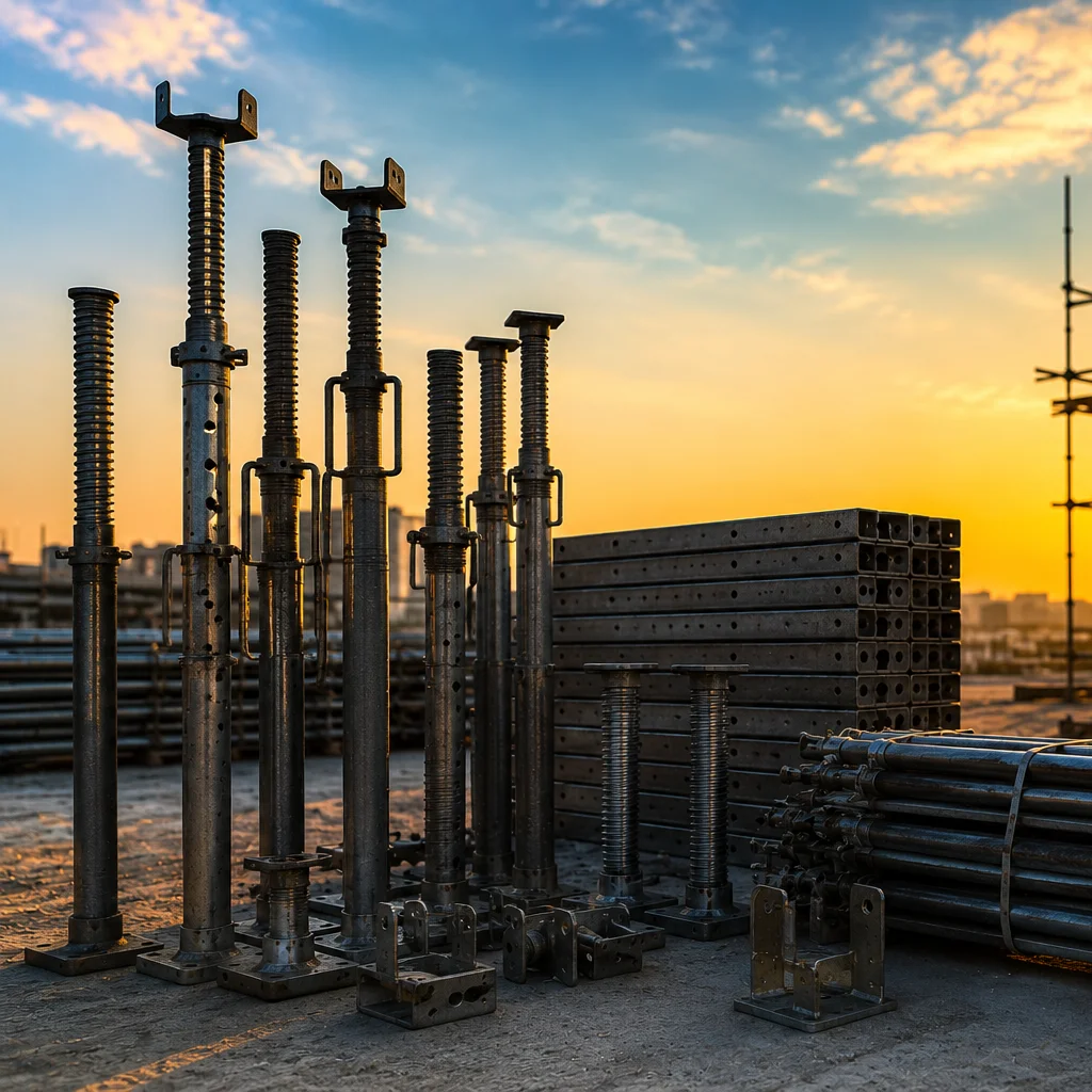 Steel shuttering and scaffolding